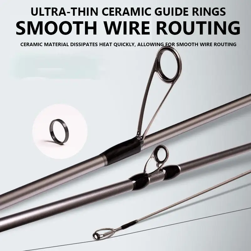 Mavllos Larva UL الغزل الصيد رود إغراء 1-9 جرام خط 1-6lb 1.53 متر 1.68 متر 1.80 متر سمك السلمون المرقط الصيد رود ضوء الكربون BFS الصب إغراء قضيب