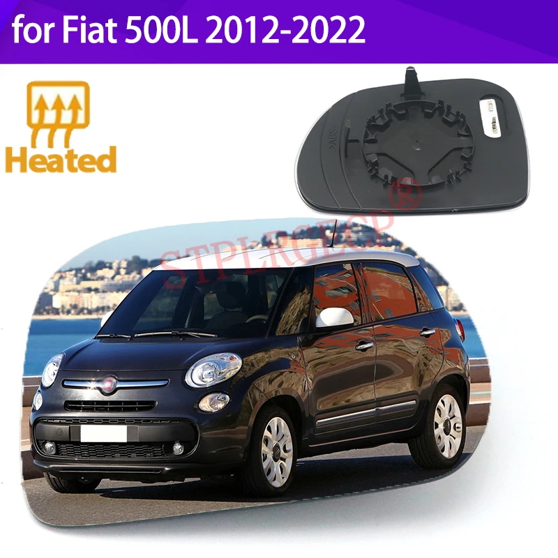 

Stplrgecp Passenger Side Driver Side Left or Right Door Side Heated Wing Mirror Glass Lens for Fiat 500L 2012-2020 2021 2022