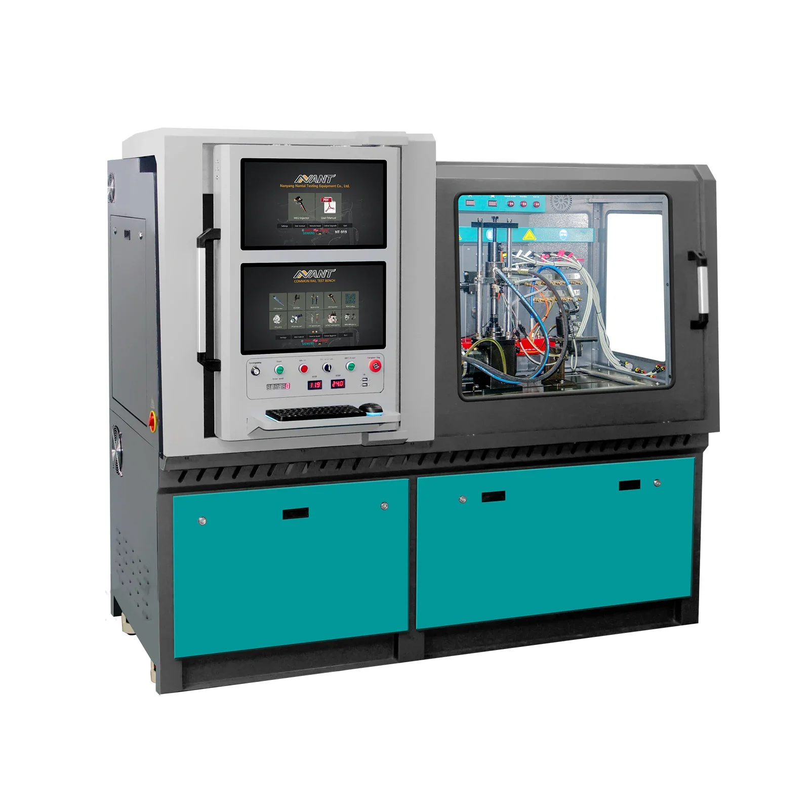 NT919 full function common rail test bench common rail injector testing equipment
