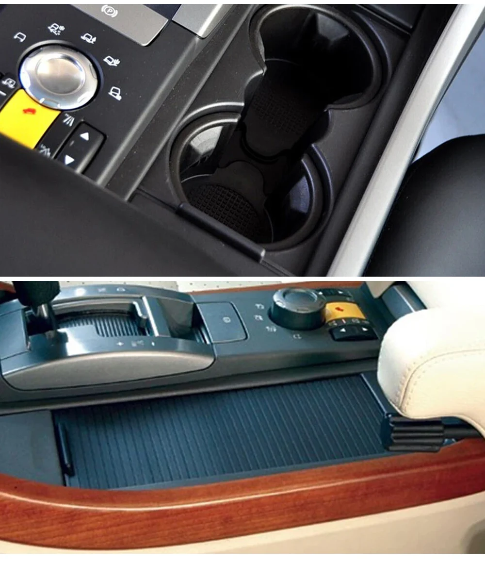 Mittel konsole Getränke halter Abdeckung Schiebe rollo Jalousie Vorhang Abdeckung für Land Rover Range Sport 2014-2018 – Detail 7