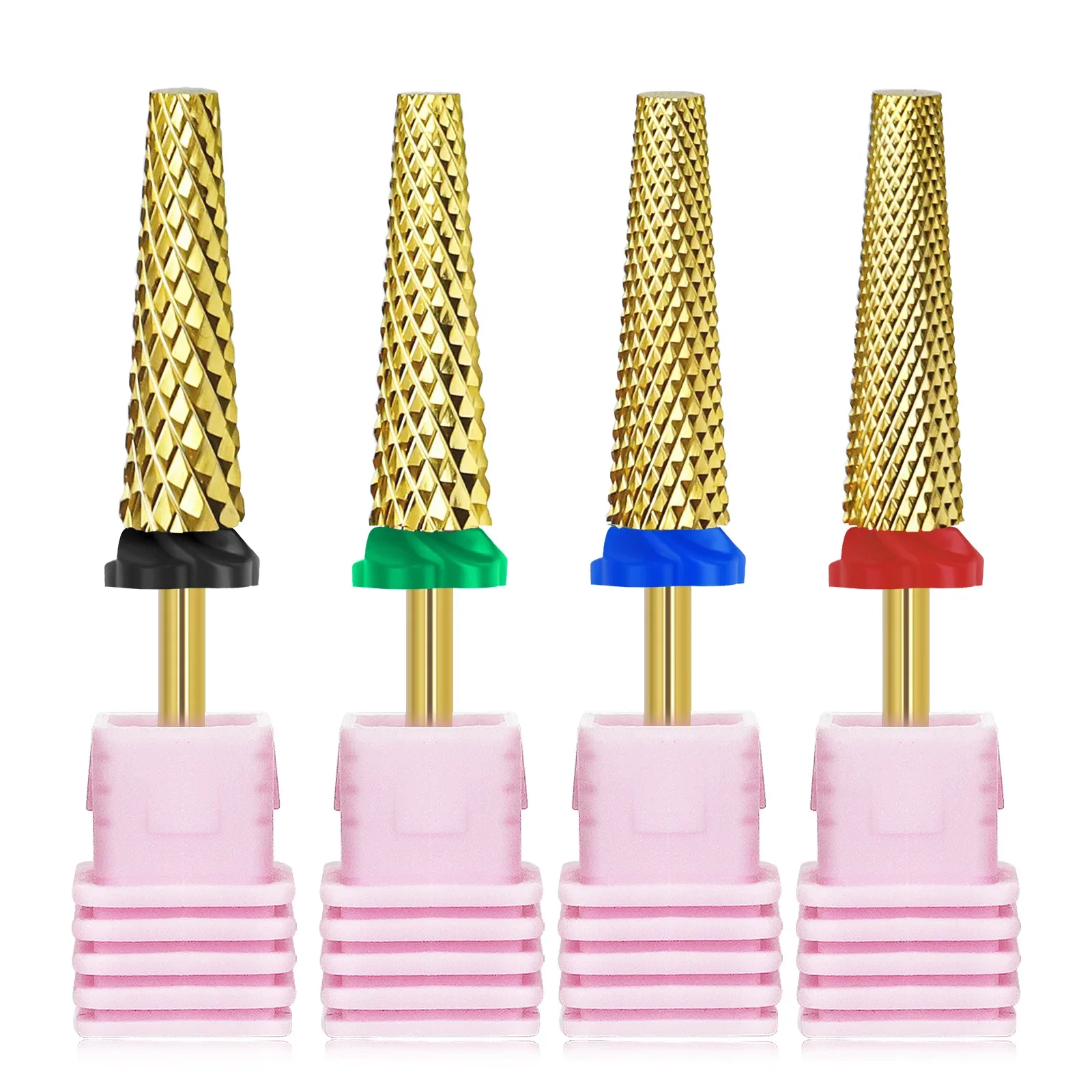 Super Long Barrel Cone Carbide Tungsten Steel Nail Drill Bit Milling Cutter For Manicure Sharp Removal Nail Gel Grinding Head