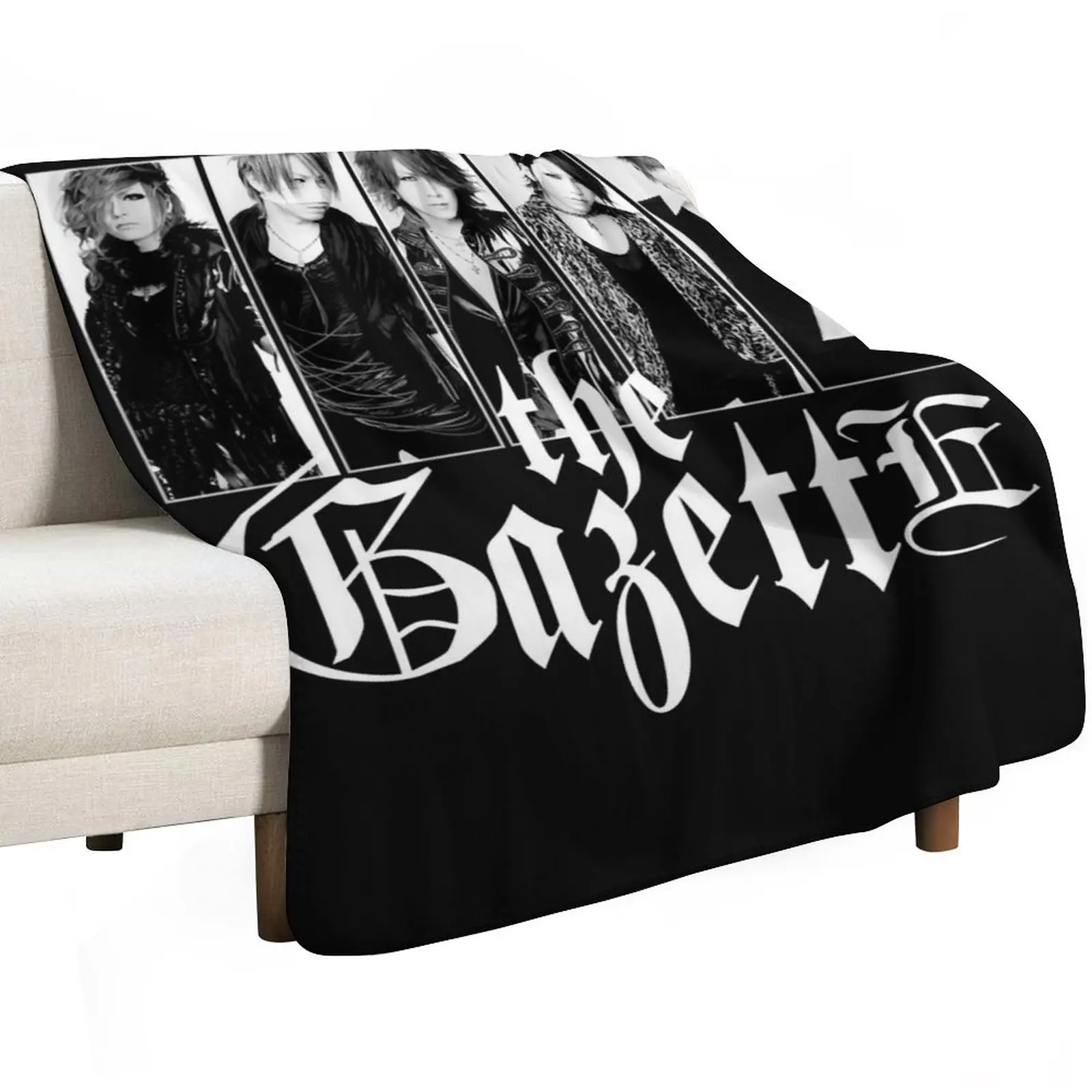 The Gazette Japan Rock Band T-shirt classique Throw Blanket Large Soft Plush Plaid Blankets For Bed Luxury Brand Quilt Blankets