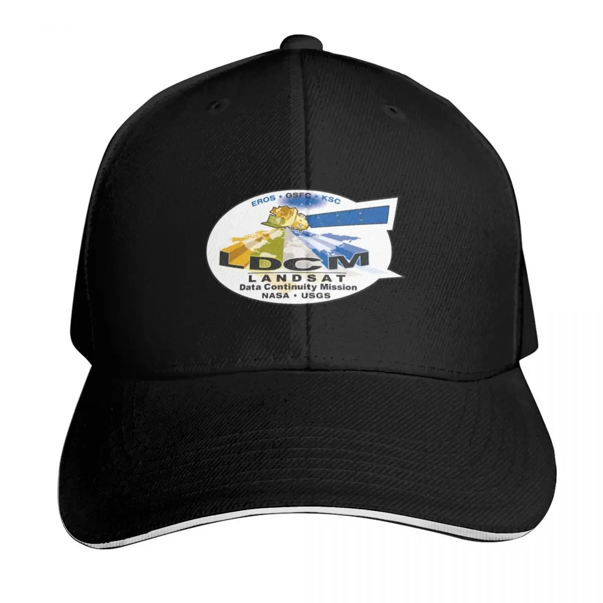 LANDSAT 8 logo mission Baseball Cap Visor New In The Hat sailor cap for men men's big size hat Hats For Men Women's