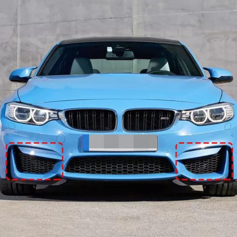 For 2014-2019 BMW M3 M4 F80 F82 F83 Front Bumper Fog Light Grille Right+Left Side Fit 51118054301 51118054294 51118054302