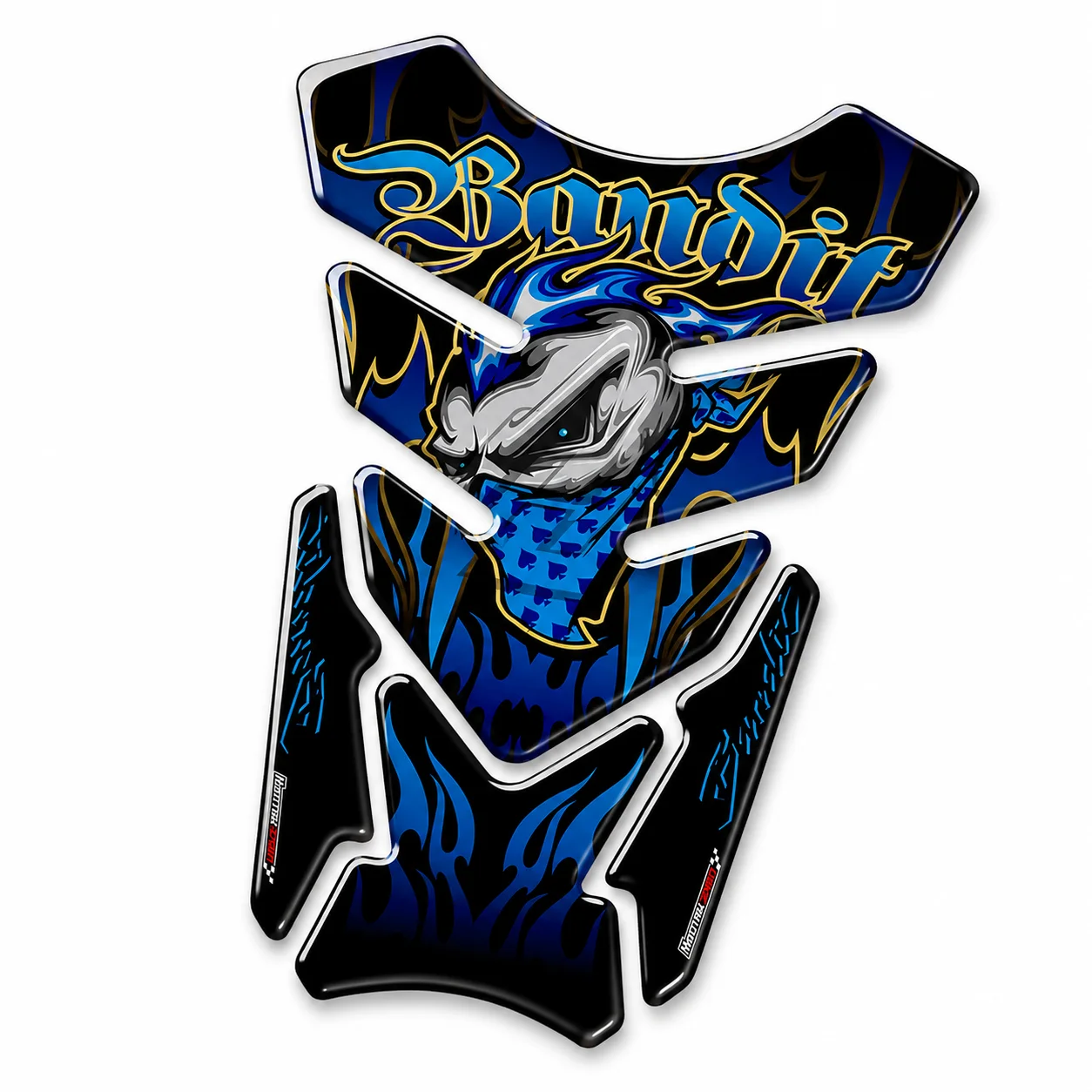 For Suzuki Bandit 600 650 1200 1250 650S 600S ABS 3D motorcycle modification gel protection 3D sticker fuel tank pad trim