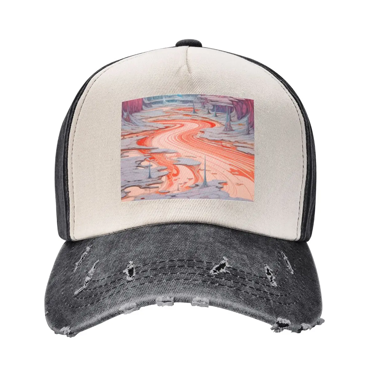 

Hadrio Pale Red Dot Baseball Cap Golf Hat Baseball Cap Hat Man For The Sun Snapback Cap Elegant Women's Hats Men's