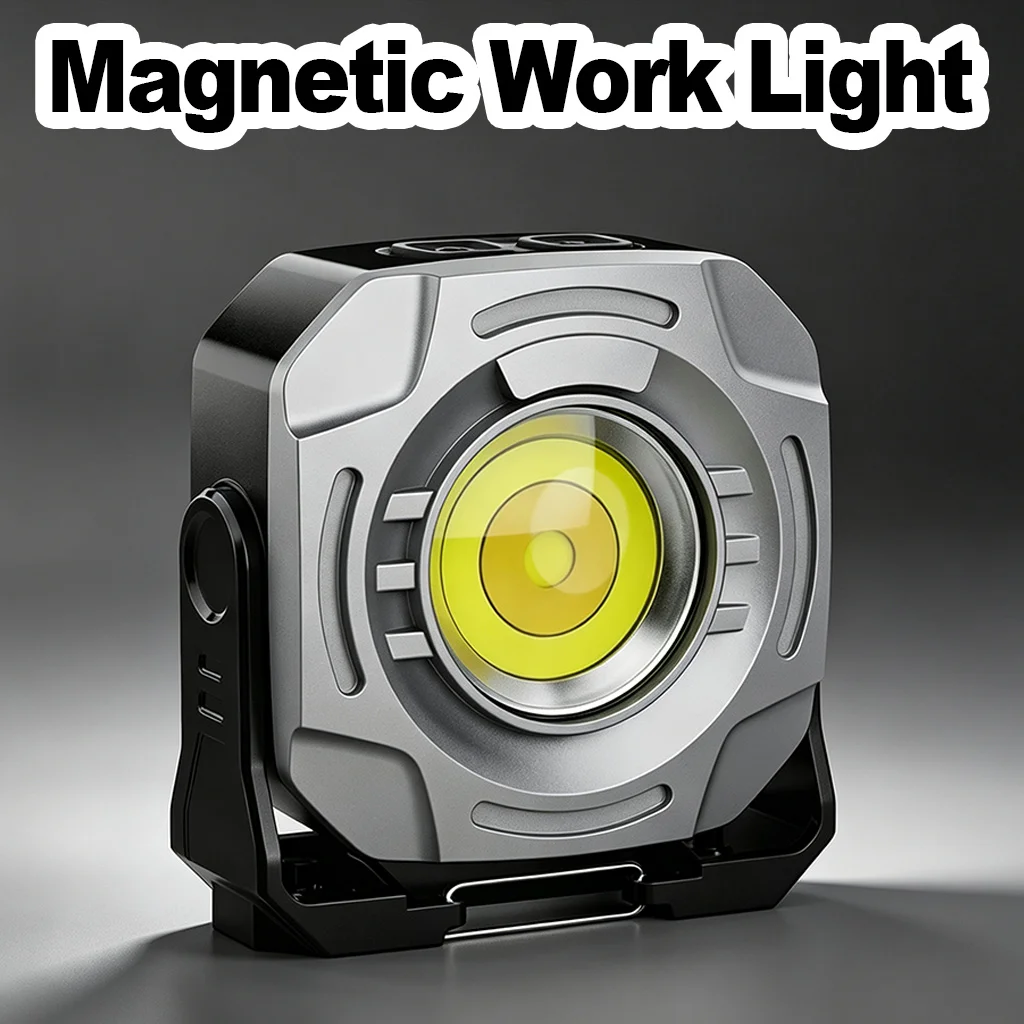 Automotive Work Light 2400lm LED 360 Degree Rotation Strong Magnetic Base Stepless Dimming Portable Water Resistant for Camping