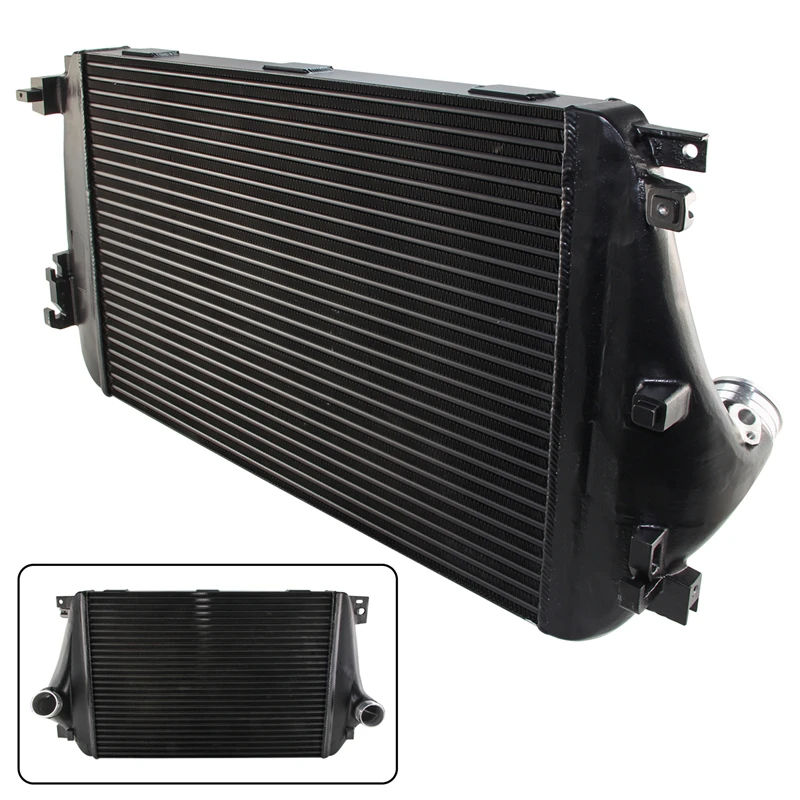 Intercooler de Competición para VW Amarok 3.0 TDI 120KW/163PS 2017+ VW Amarok 3.0TDI V6 4Motion 150-190KW/204-258PS Negro