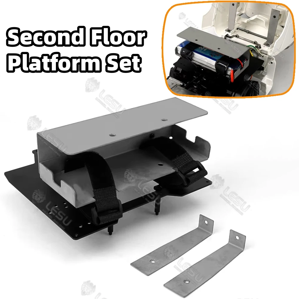 Комплект платформы второго этажа, имитационная игрушка для 1/14 Tamiya RC FH16 Lesu Scania Man Actros, детали прицепа с дистанционным управлением
