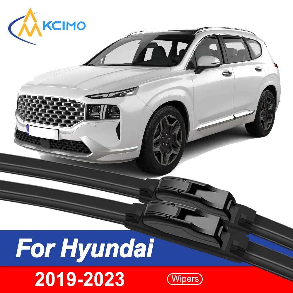 

Drive Confidently 2PCS Premium Wiper Blades for Hyundai Santa Fe TM 2019–2023 All-Season Clarity Strong Frame Smooth Wipe