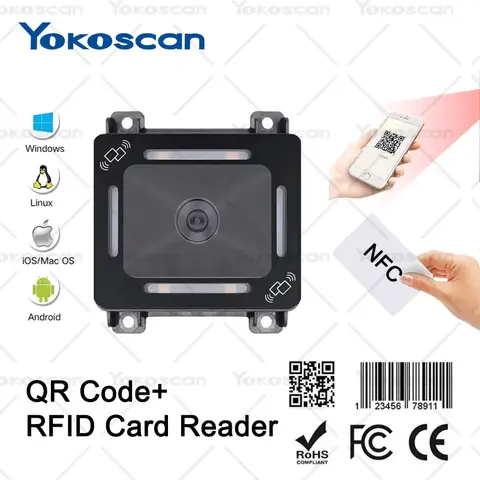 Nfc auto-serviço quiosque digitalização embutida novo módulo de scanner de código de barras extremamente rápido incorporado 1d 2d qr leitor de cordão de barras de varredura automática ep8280