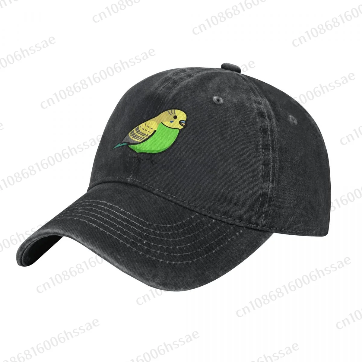 Budgie 1 Fashion Unisex Cotton Baseball Cap Classic Adult Adjustable Denim Hat