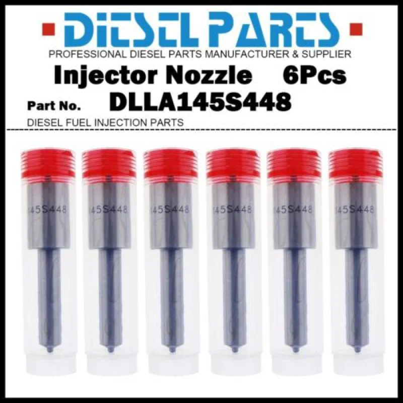 

6Pcs Injector Nozzle 0433271199 DLLA145S448 767104 for Fiat UTB Allis Chalmers