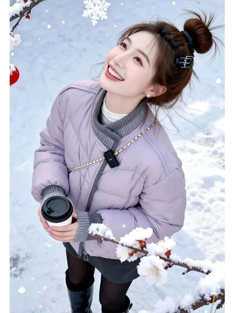 

Модная повседневная хлопковая куртка для женщин: новая зимняя коллекция, очень красивая, уникальная, омолаживающая, из хлопка