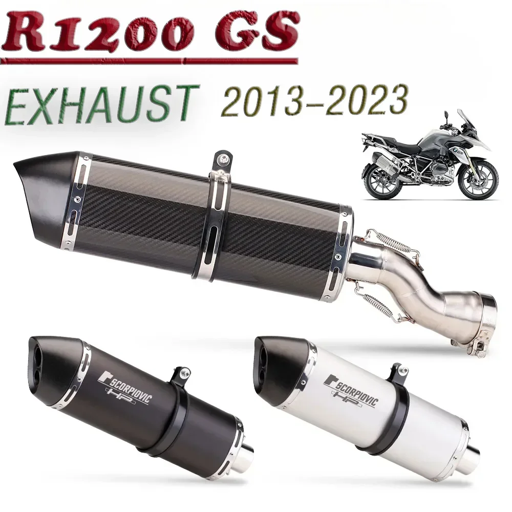 

Exhaust intermediate link tube slip-in R1200 R1200GS ADV for BMW R1200GS Adventure R1200GSA 2013 2014 2015 2016 2017 2018 2019