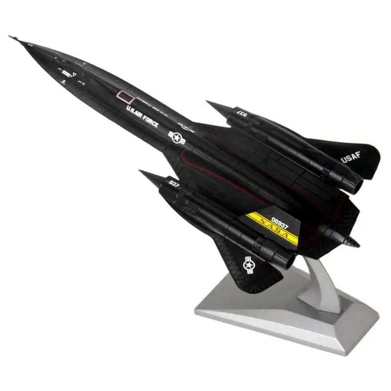 CYGJ-2X 1/144 Diecast SR-71A Blackbird Reconnaissance Plane Airplane Model For Kids Adult Home Office Decor