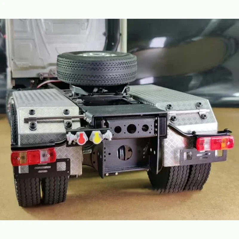 1:14th Scale Simulation Heavy Duty Drag Head Column Type Tail Beam for Tamiya RC Truck SCANIA BENZ MAN Car
