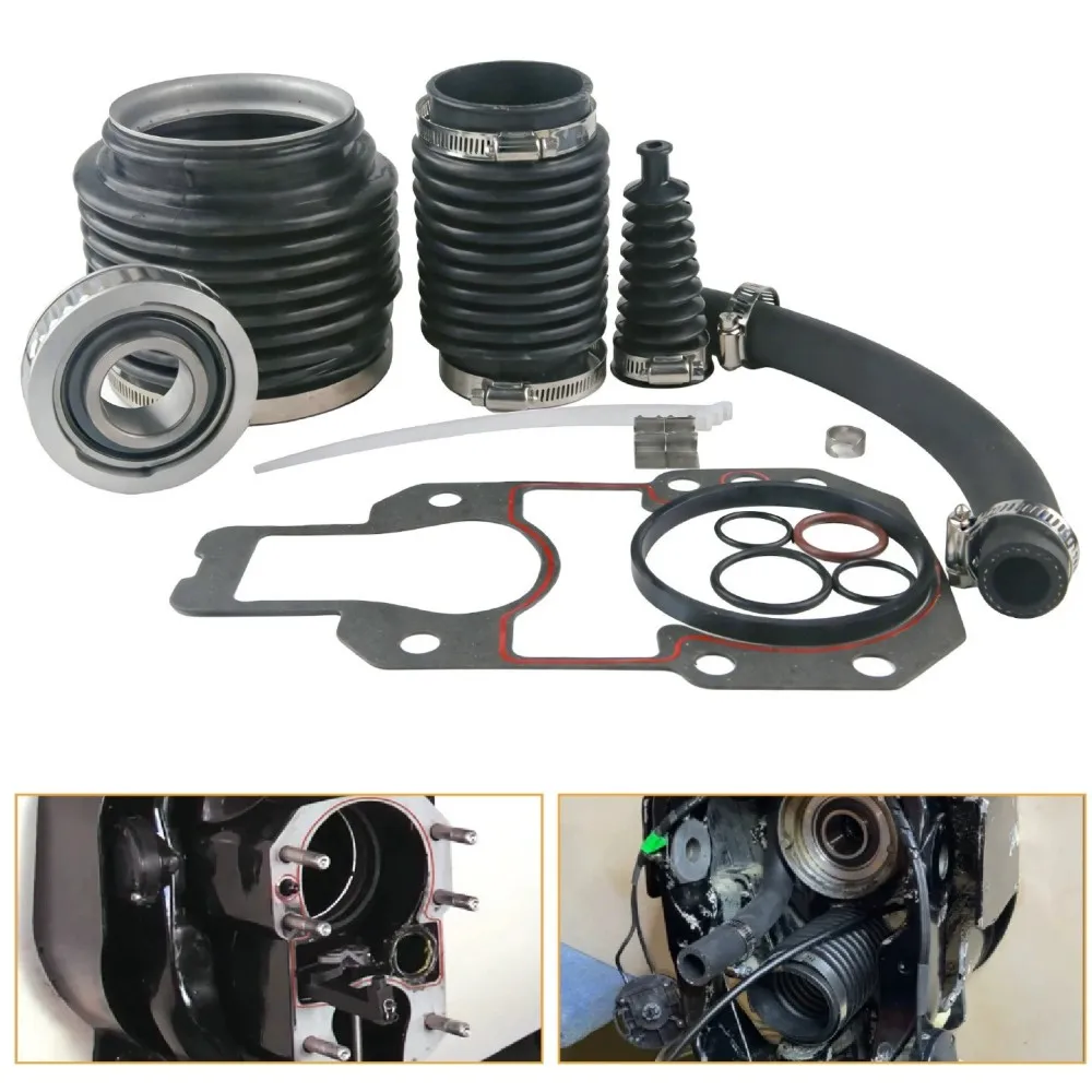 

Outboard Transom Repair Bellows Kit with Lower Shift Cable 30-803097T1 –Marine Engine Parts for Boat Motor, Replacement Seal Kit