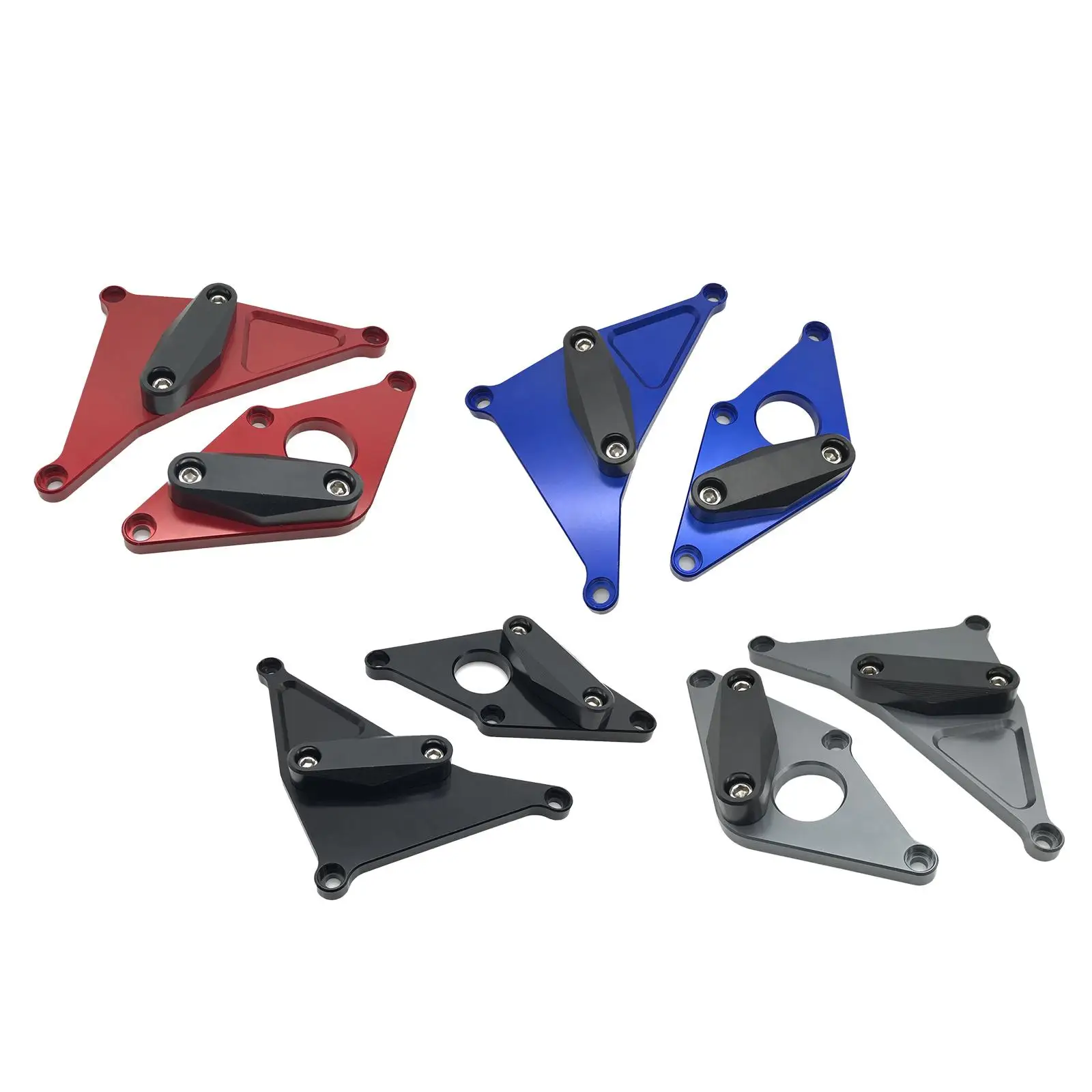 قطعتان من حاوية محرك الدراجة النارية الجزء الثابت يناسب عام 2017