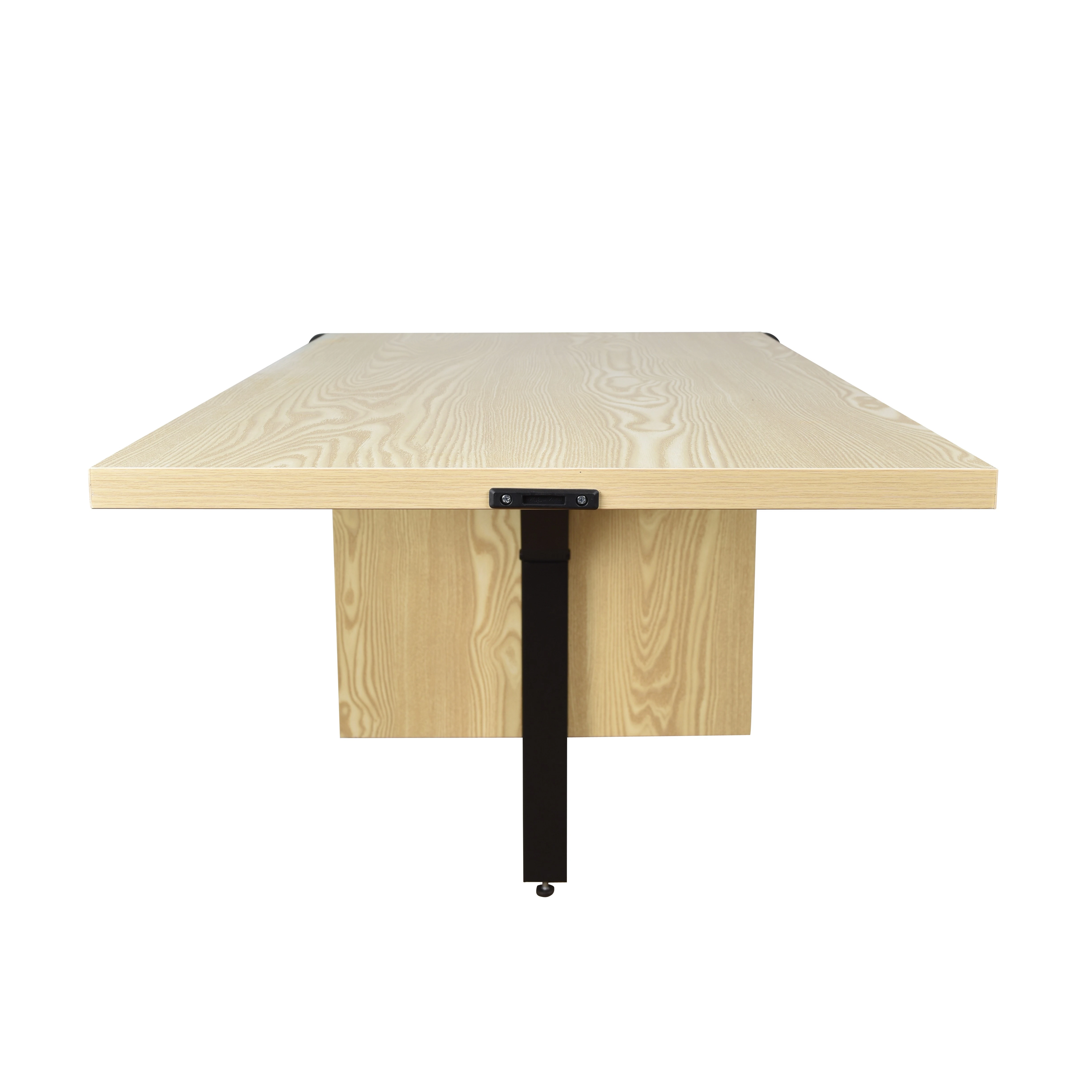 High Quality Durable Best Selling Wall Mounted Folding Table Space Saving RV & Car Use Telescopic Table Steel Black
