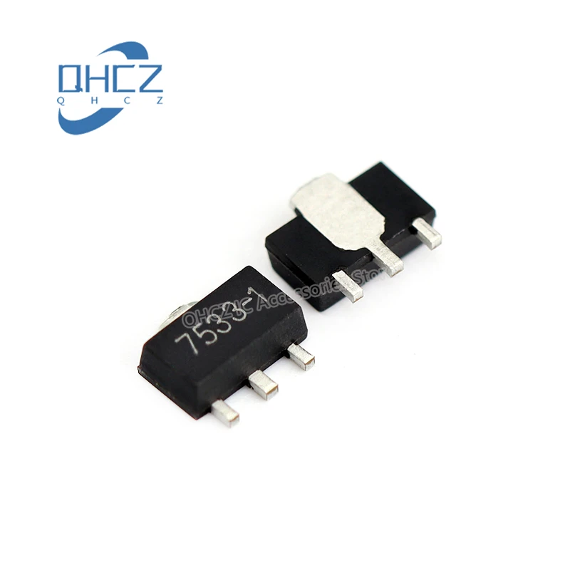 10pcs UMW HT7530 HT7533 HT7536 HT7544 HT7550 HT7350A SOT-89 Linear Regulator (LDO) New and Original IC chip In Stock