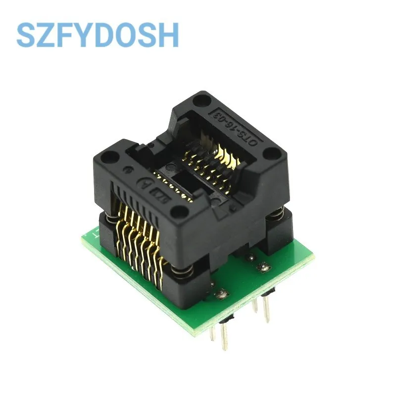 Top Quality Chip programmer SOP16-1.27 adapter socket to DIP16 ots16-1.27-03