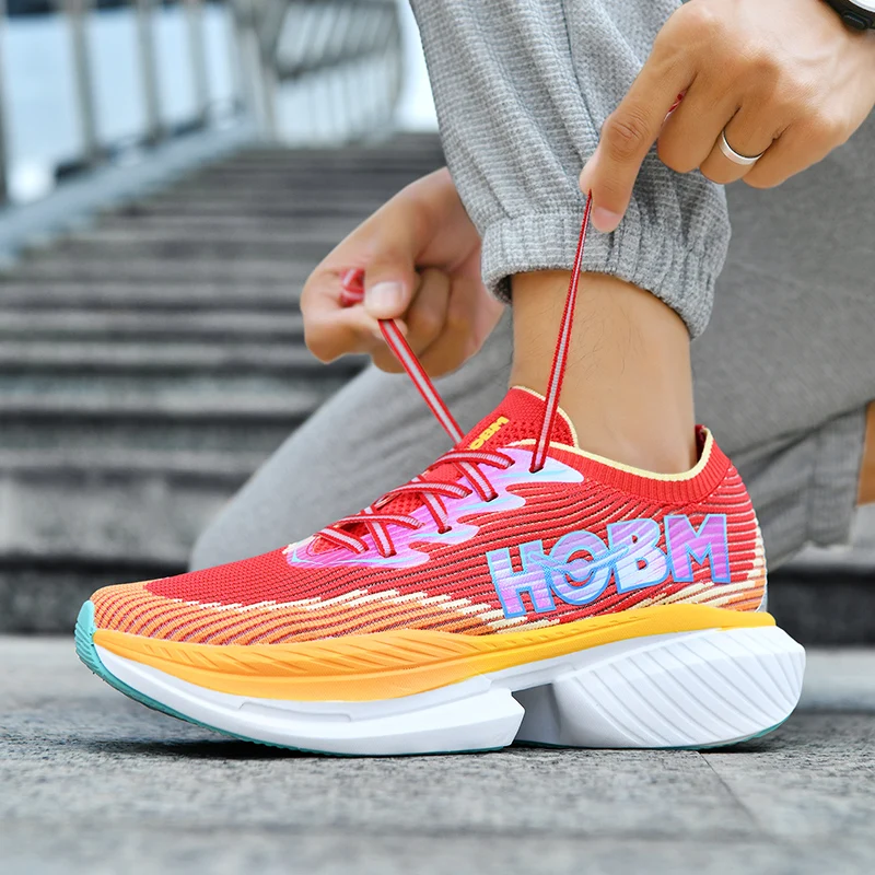 HOBM Men\'s Ladies Tennis Shoes Running Walking Sneakers Work Casual Comfor Lightweight Non-Slip Gym Shoes for Men Sports Shoes