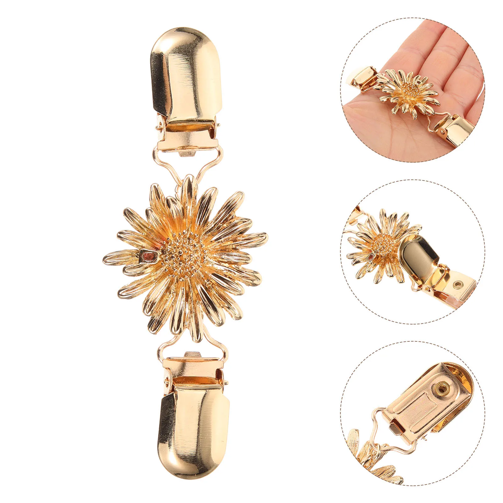 

Accessories Sweater Clip Cardigan Clips for Women The Flowers Brooch Buckle Sweaters
