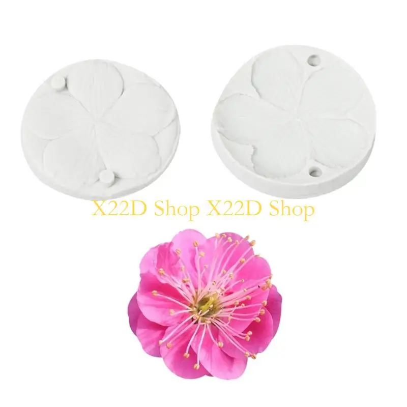 X22D Heat Resistant Silicones Flower Molds Set Unique Designs Professional Cake Decorating Tool For Home Baking And Artists