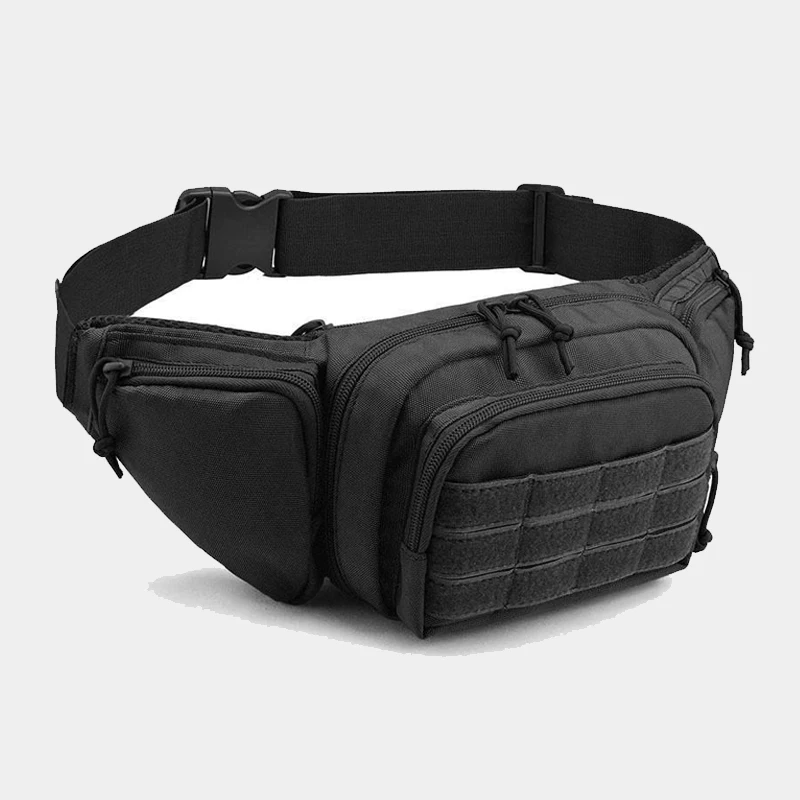 Tactical Gun Bag Case Holster for Men Concealed Pouch Carry Waist Bags Fanny Pack Camping Hunting Hiking Belt Bag