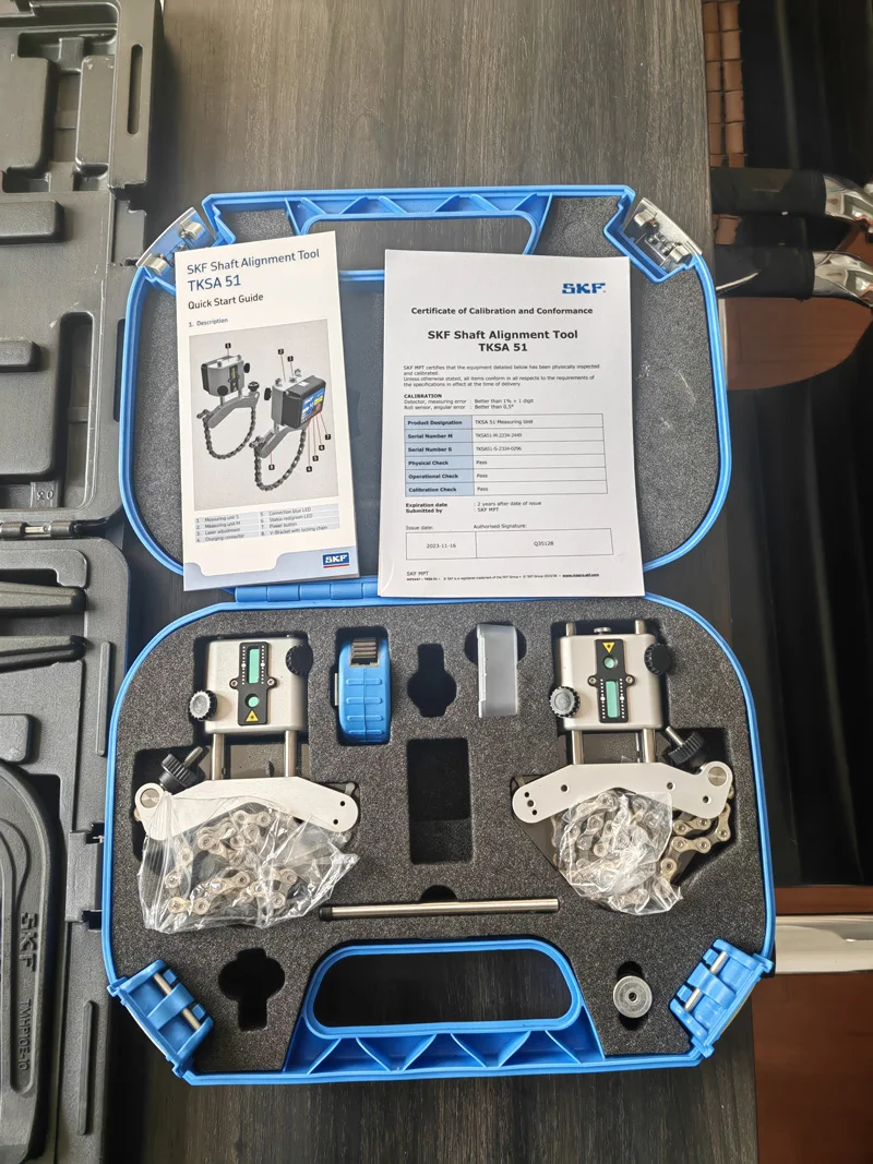 TKSA 51 Laser Shaft Alignment Comprehensive and Intuitive Shaft Alignment Utilising Tablets and Smart Phones