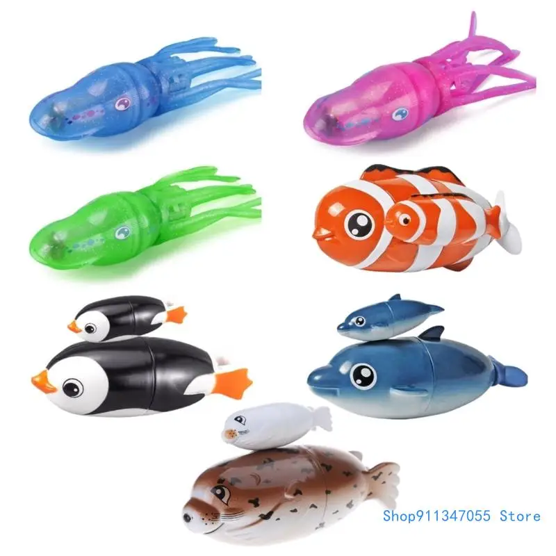 

Fish Ship Model Floating Toy for Newborn Bath Swimming Pool Fine Motor Skill Toy Drop shipping