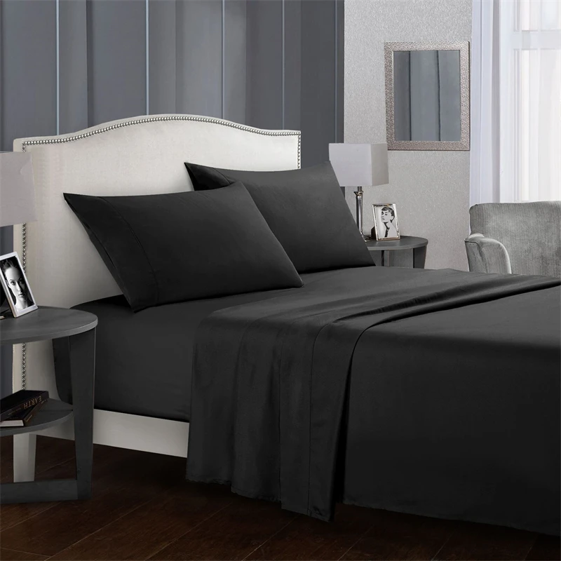 High-quality Simple King Size Bed Sheet Set Soft Comfortable Fitted Sheets Sets Queen Durable Bed Cover Mattress Protector Cover