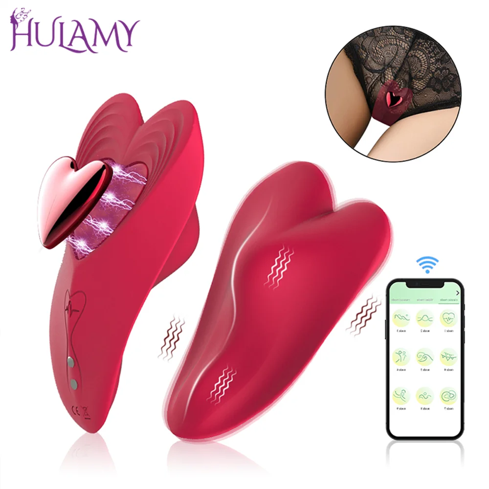 Wearable Panty Vibrator for Women Strong Magnetic Clip App Control Butterfly Clitoral Vibrating Female Masturbator Adult Sex Toy