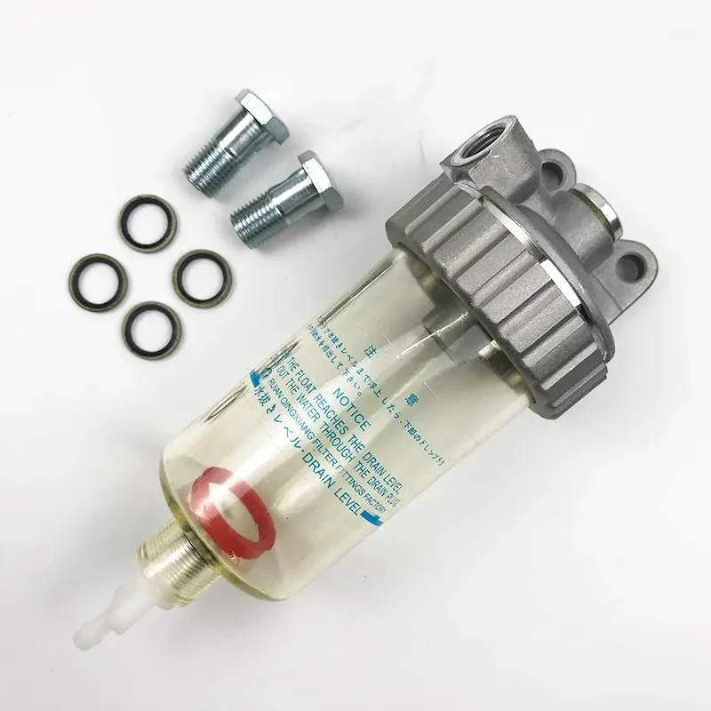 

Excavator Oil-water Separator Assembly Diesel Filter Element Drain Cup for Hitachi ZAX60/70/120/200-3-5-6