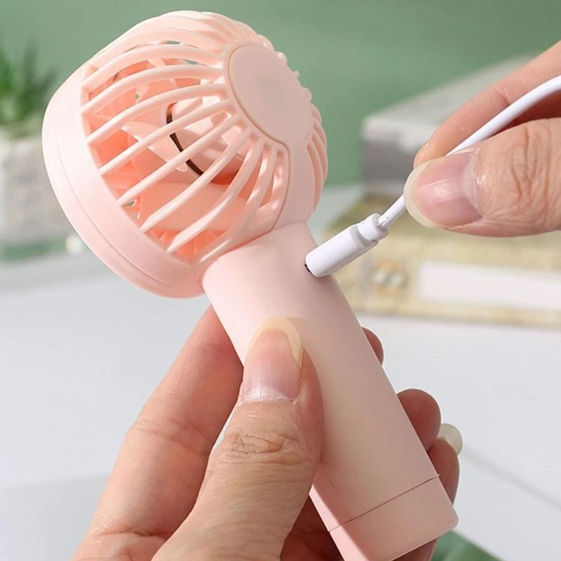 G6DD Travel Friendly Fan USB Mini Fan Miniature Fan 3Speed Setting Mini Handheld Fan USB Fan for Outdoor Traveling Indoor