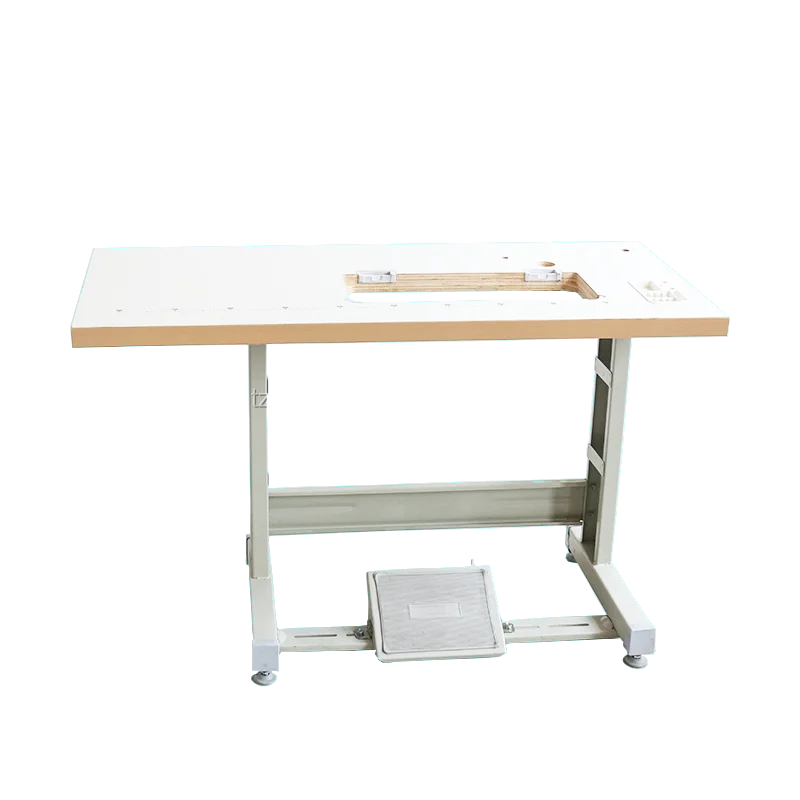 Industrial Sewing Machine Table with Foot Pedal, Professional Heavy Duty Workstation, Adjustable Sewing Stand for Tailor