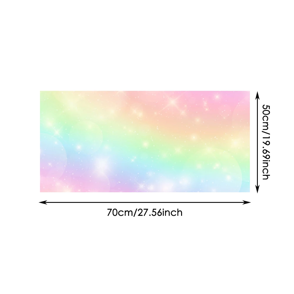 Rainbow Gradient Gift Wrapping Paper Christmas Gift Packaging Crafts Wedding Festive Party Scrapbook Craft Paper Home Decoration