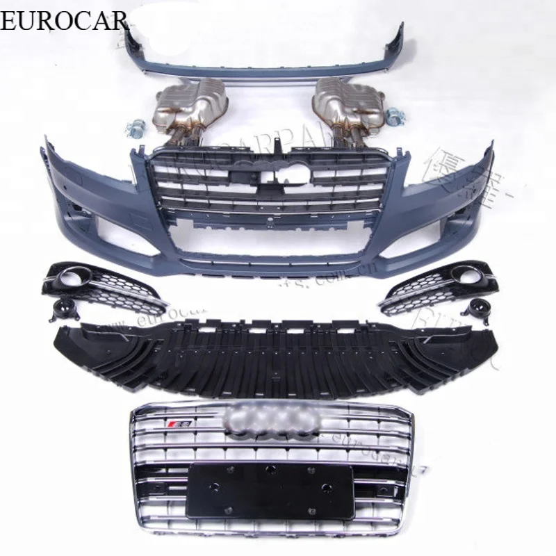 

STLFCar Exterior Bumper for A8 to S8 Style Body Kit Updated to S8 Car Bumper