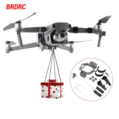 Airdrop System for DJI Mavic 3/2 Pro Zoom Mini 2/Mini 3 Drone Fishing Bait Wedding Ring Gift Deliver Life Rescue Thrower