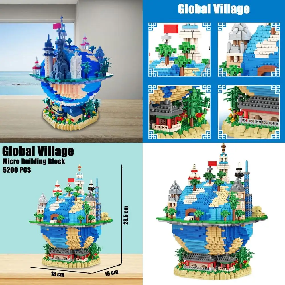 5200피스 건축 미니어처 블록 세트: 모든 연령대를 위한 이상적인 선물