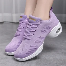 Women Sneakers Mesh Breathable Casual Flats Lace-Up Vulcanized Shoes Zapatos De Mujer Ladies Fashion Lightweight Soft Sneakers