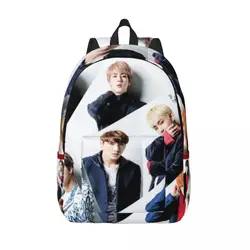 K Pop Music Backpack Youth Group Btfans Fashionable Camping Backpacks Teen Kawaii High School Bags Design Durable Rucksack