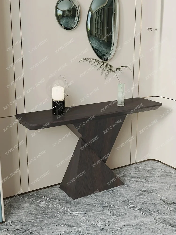 A Italian minimalist entrance platform, modern simplicity, light luxury, high-end sense of entry foyer
