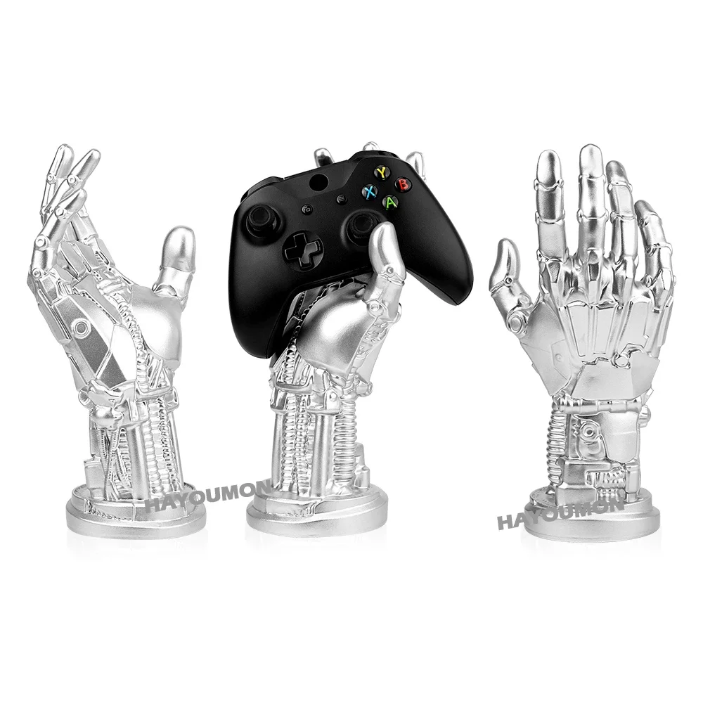 Cyberpunk Robotic Arm Integrated Handle Bracket for PS4 PS5 XBOX Creative Collection Desktop Decoration Handmade Gift