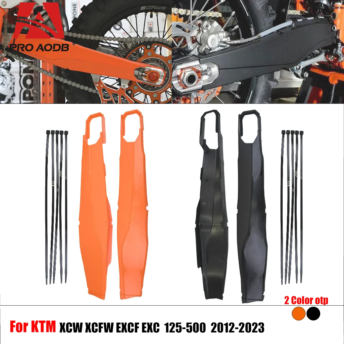 Motorcycle High-Quality Swing Arm Protector ForkShoe Guard Protector Kit For KTM EXC300 EXC250F EXC350F EXC400F EXC450F EXC