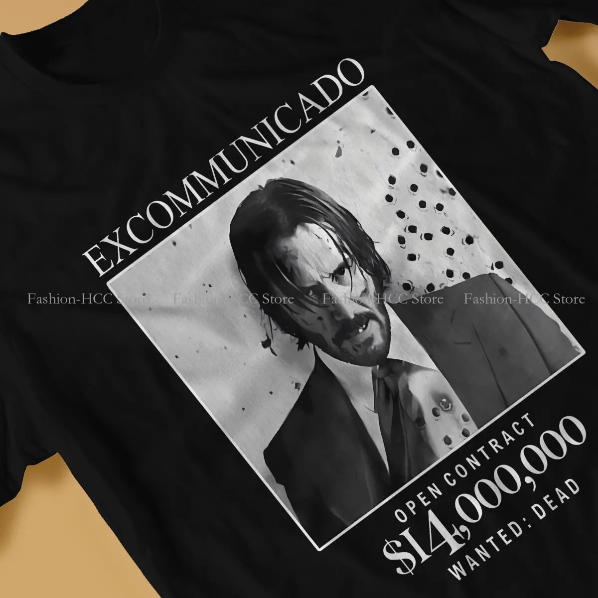 Baba Yaga Excommunicado Open Contract 14 E Newest Polyester TShirts John Wick Men Graphic Tops T Shirt Round Neck