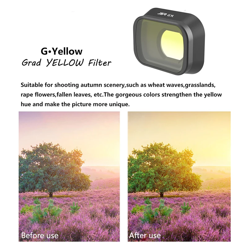 DJI Mini 3 PRO Drone طقم فلتر عدسة الكاميرا Gimbal ، تعتيم متدرج ، ملحقات رمادي أحمر أزرق وأصفر ، GND 8 16