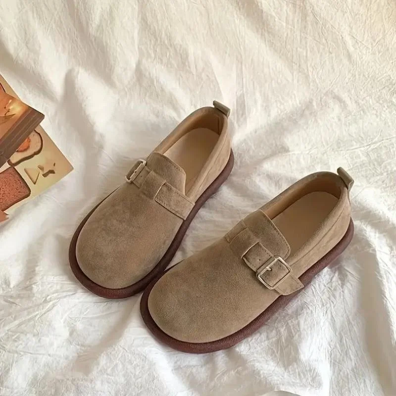 

Casual Faionable Color Women's Single oes Busin Sle Wool Inner Ci Walk Suitable Winter Mules