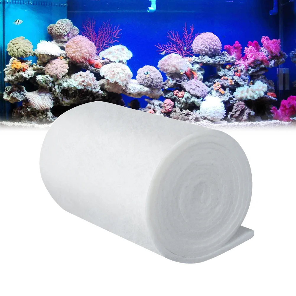 Filter Aquarium Sponge Pad Tank Media Floss Pond Tanks Foam Roll Cotton Biochemical Biological Filters Wool Canister Filtration